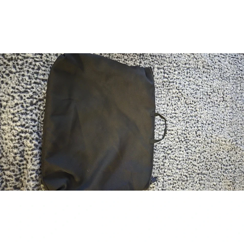 JanSport Black Nylon Laptop Sleeve Portfolio Bag Case with Handle Zip Closure